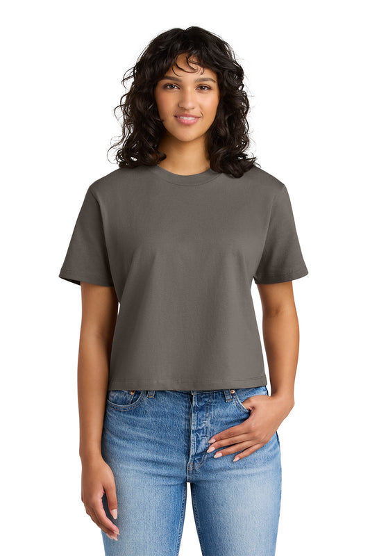 next level ladies heavyweight boxy tee